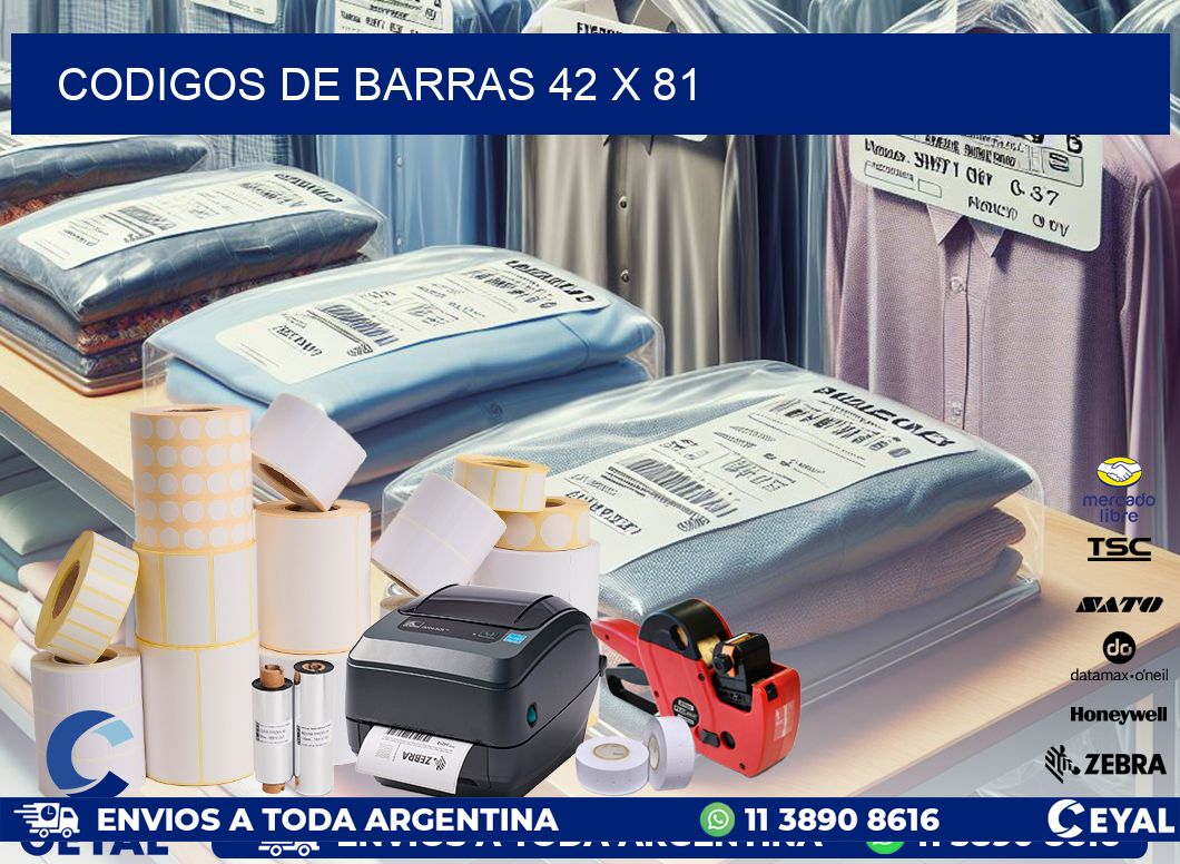 codigos de barras 42 x 81