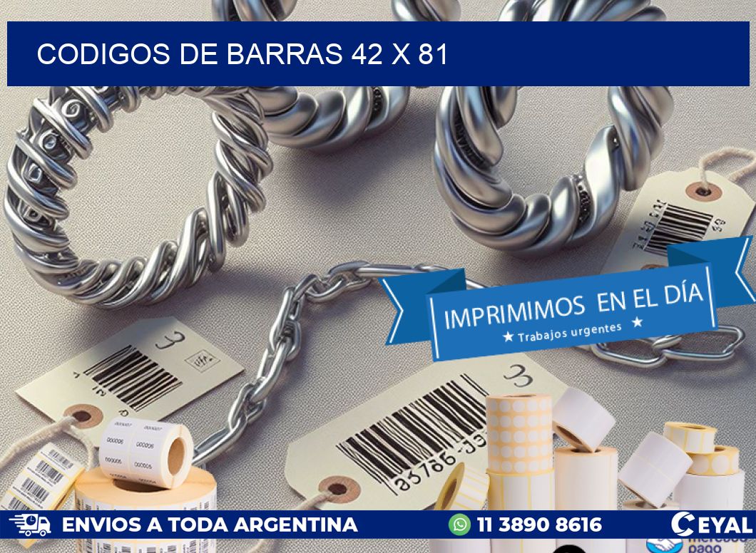 codigos de barras 42 x 81