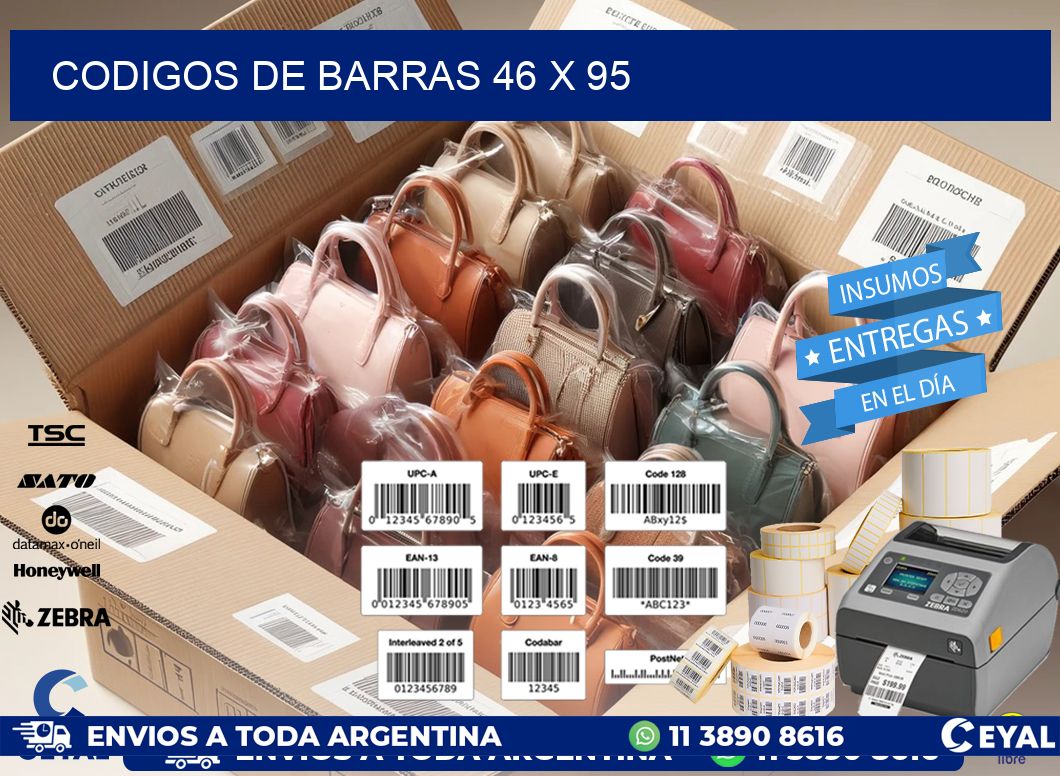 codigos de barras 46 x 95