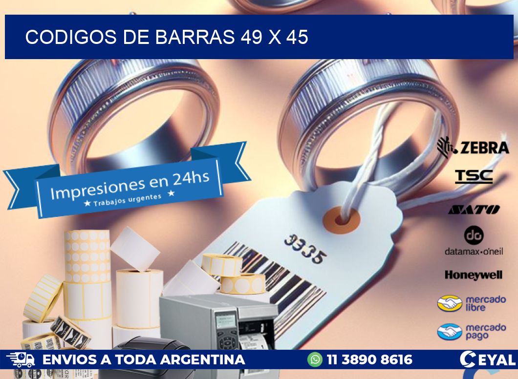 codigos de barras 49 x 45