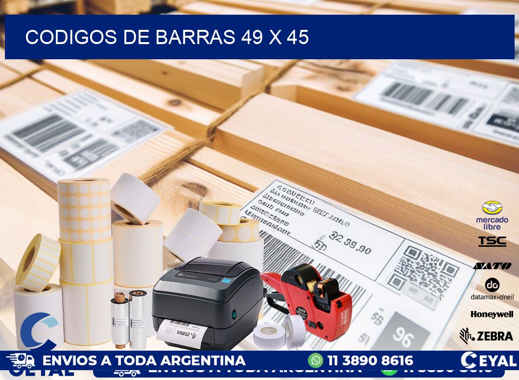 codigos de barras 49 x 45