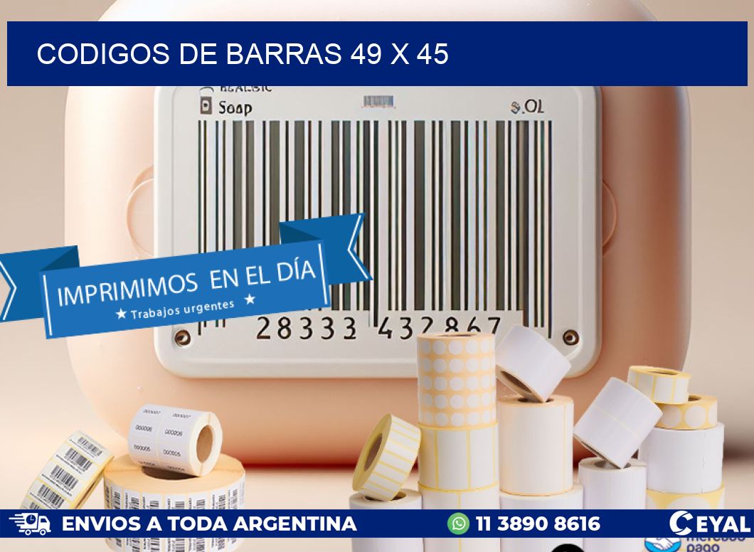 codigos de barras 49 x 45