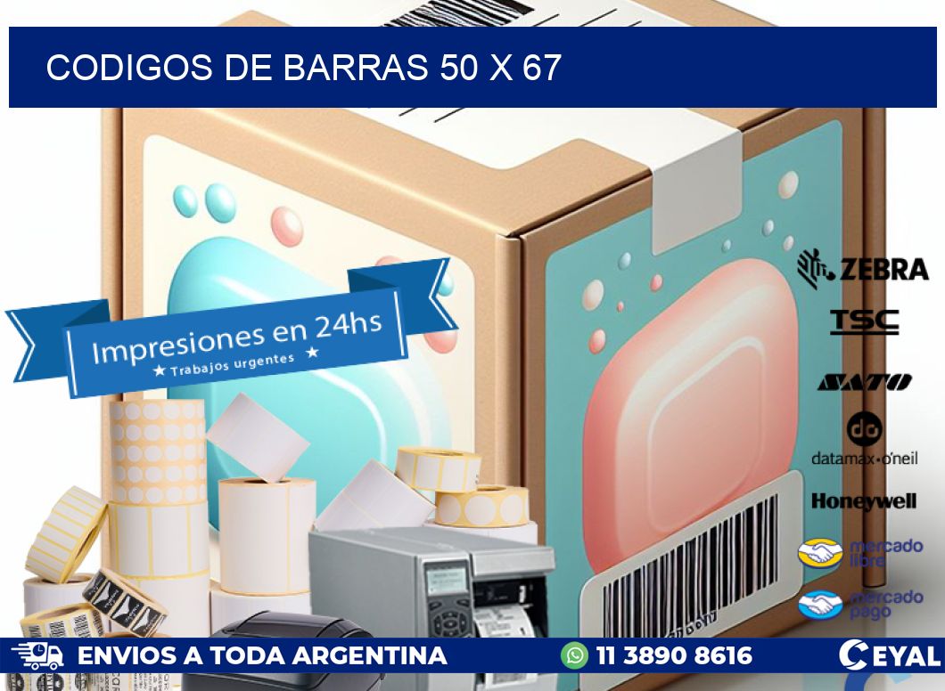 codigos de barras 50 x 67
