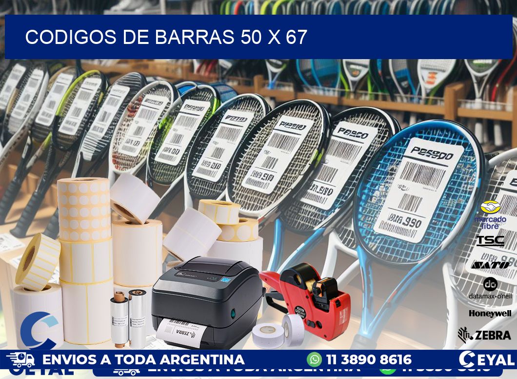 codigos de barras 50 x 67