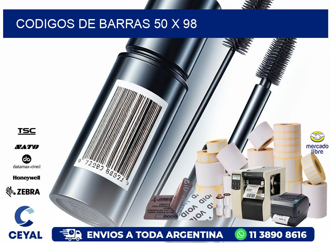 codigos de barras 50 x 98