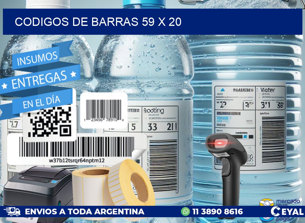 codigos de barras 59 x 20