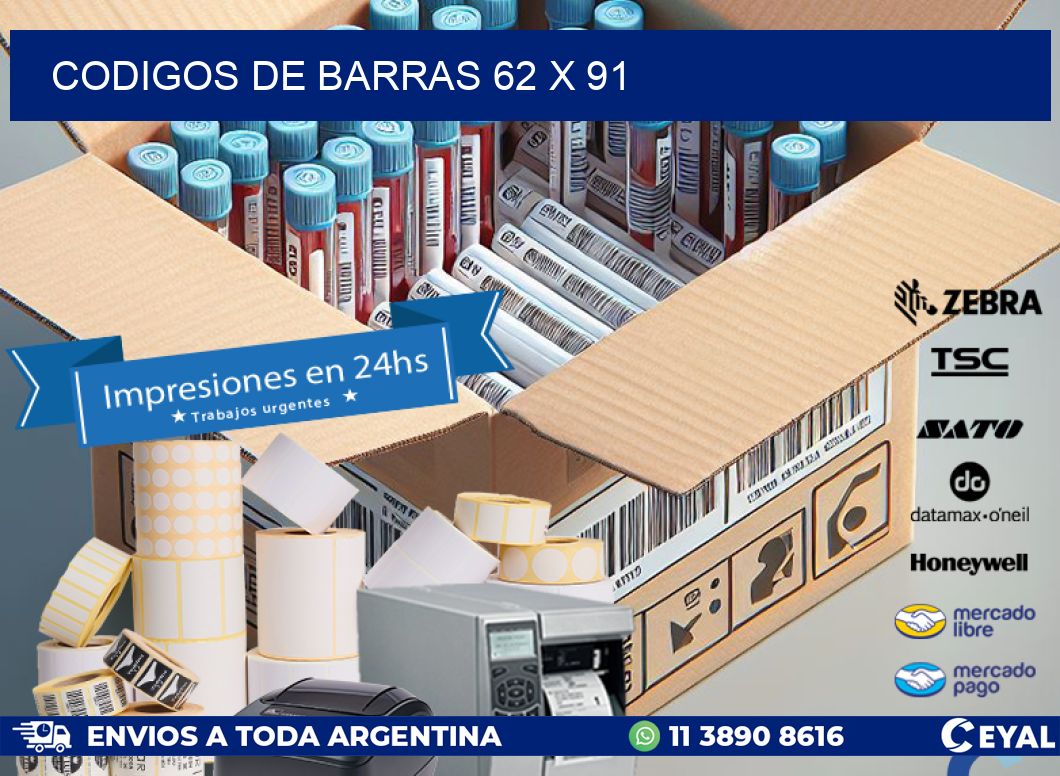 codigos de barras 62 x 91