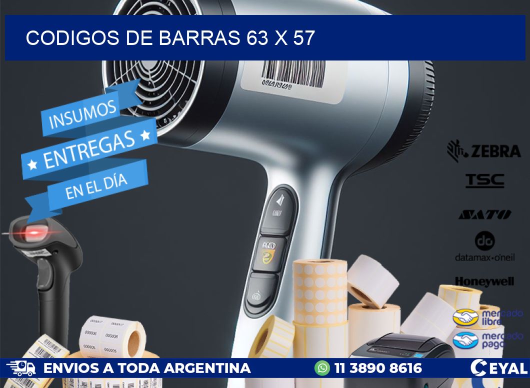 codigos de barras 63 x 57