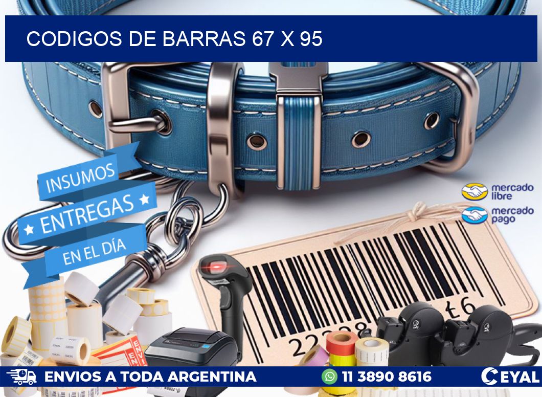 codigos de barras 67 x 95