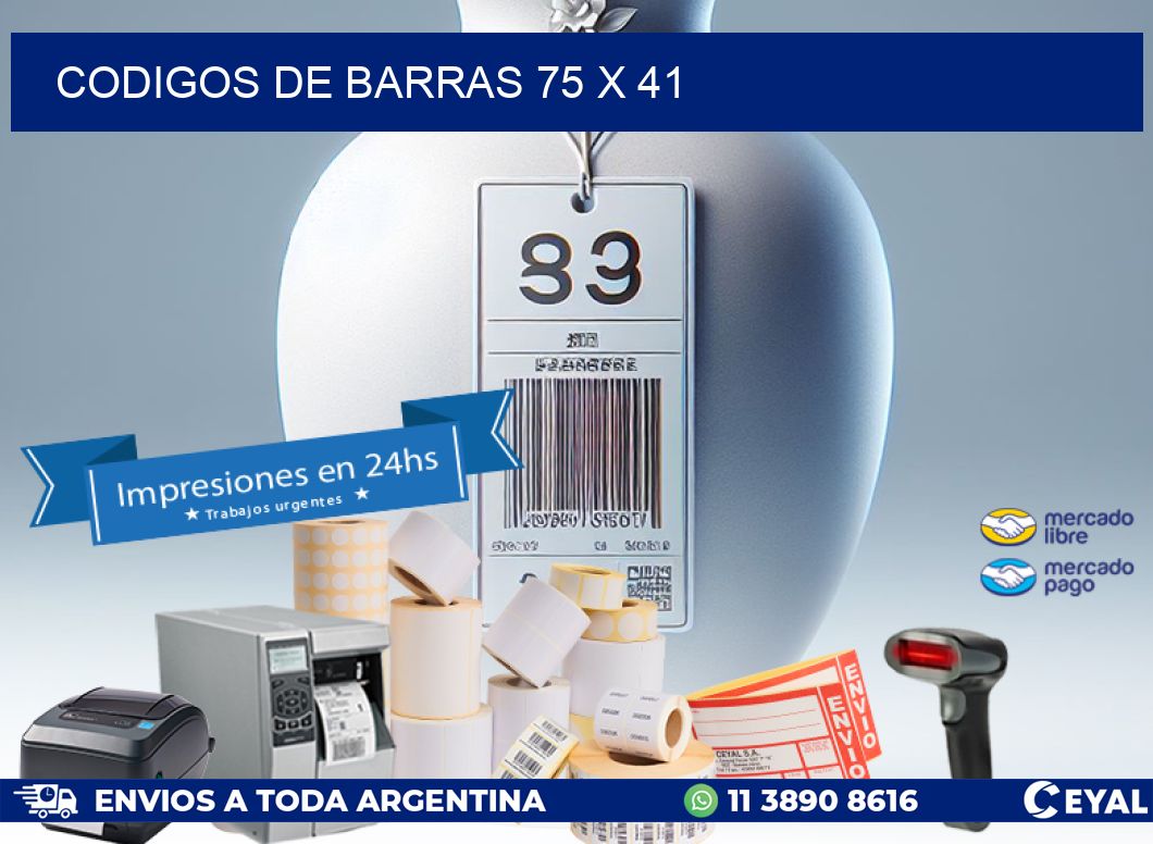 codigos de barras 75 x 41