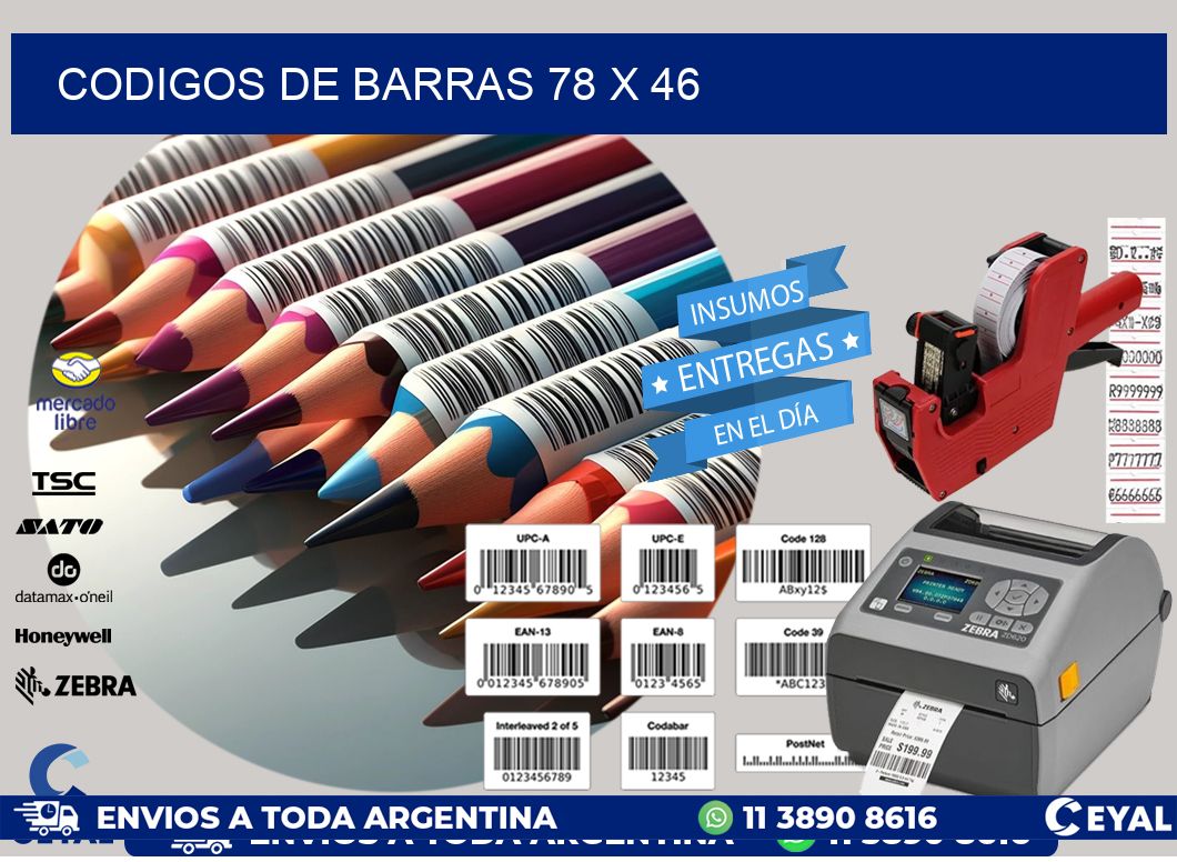 codigos de barras 78 x 46