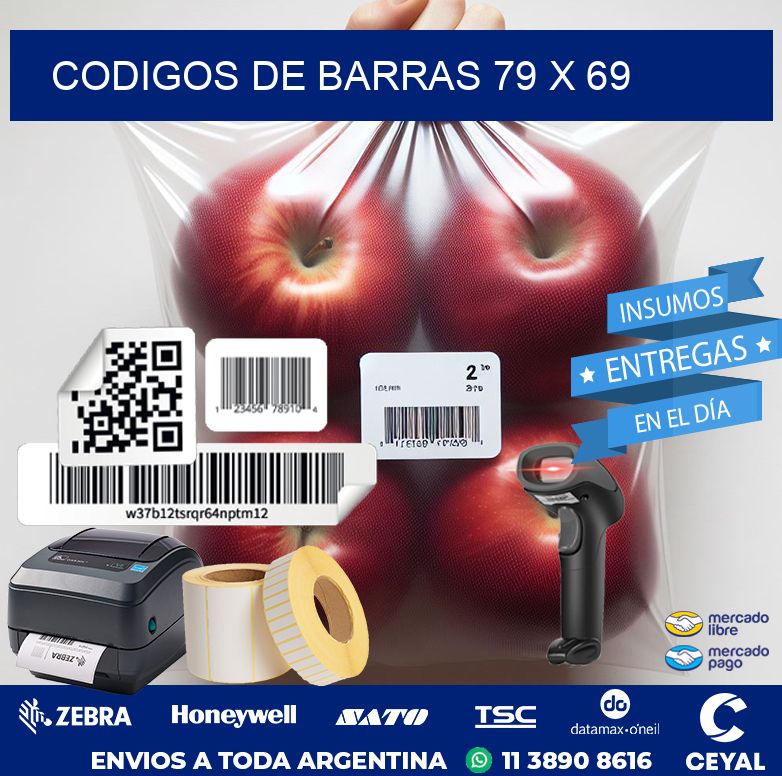 codigos de barras 79 x 69