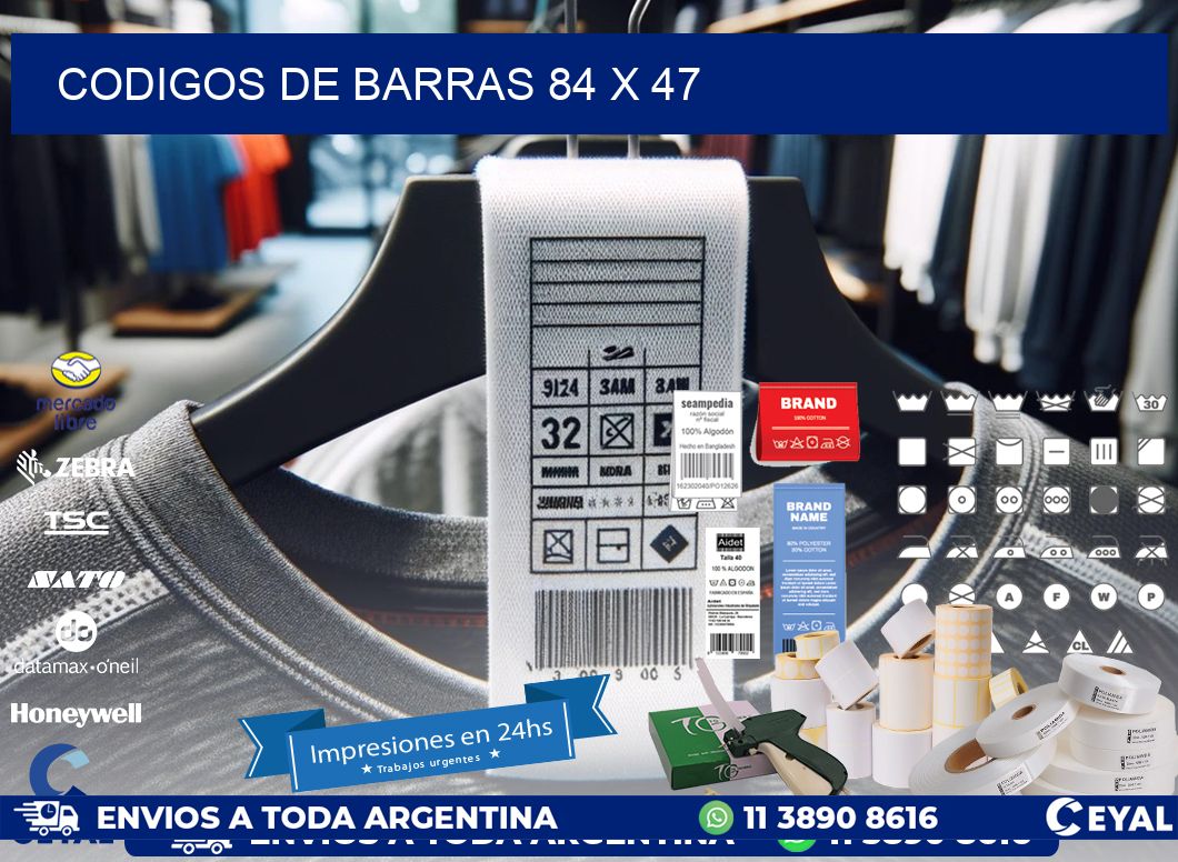 codigos de barras 84 x 47