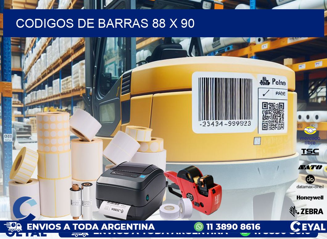 codigos de barras 88 x 90