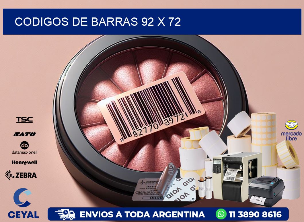 codigos de barras 92 x 72