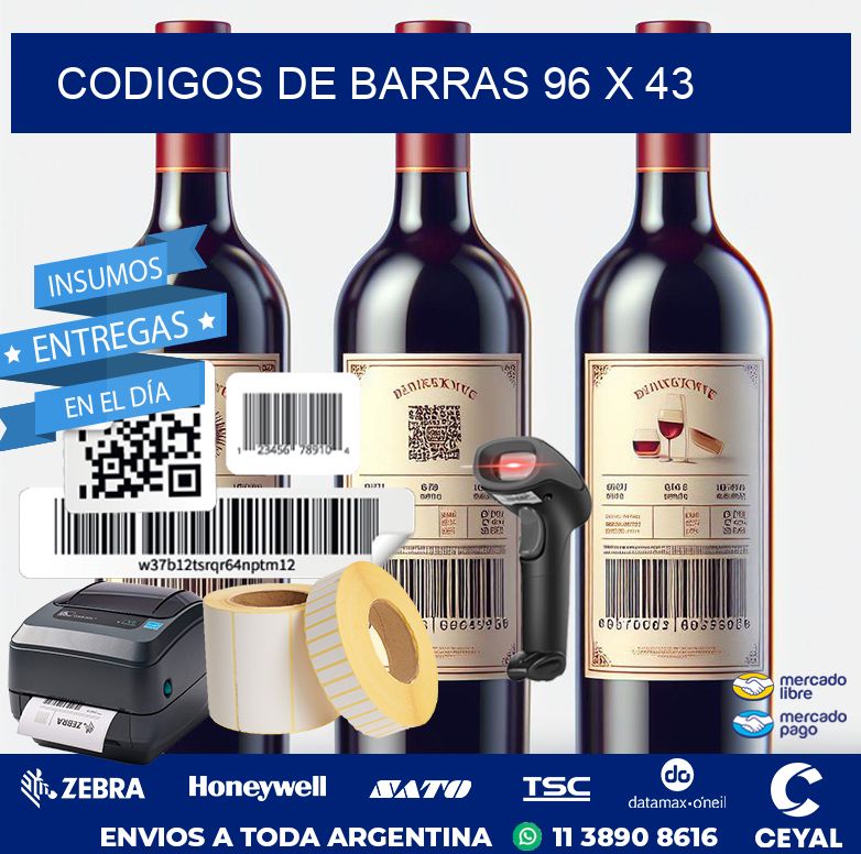 codigos de barras 96 x 43