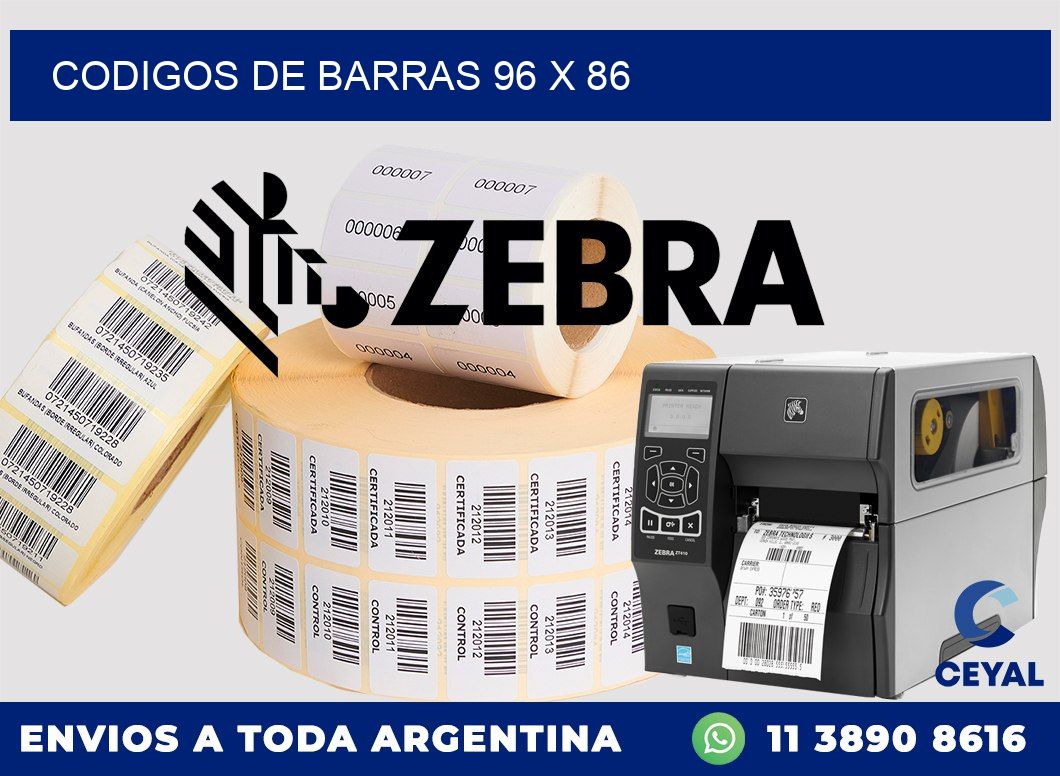 codigos de barras 96 x 86