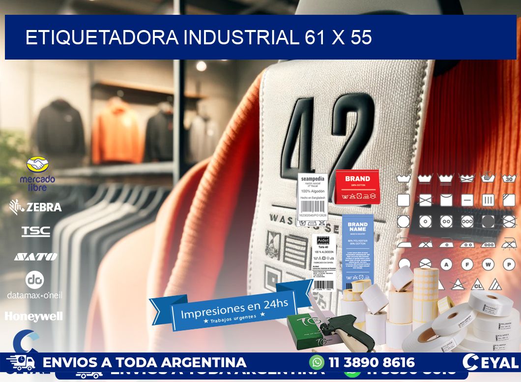 etiquetadora industrial 61 x 55