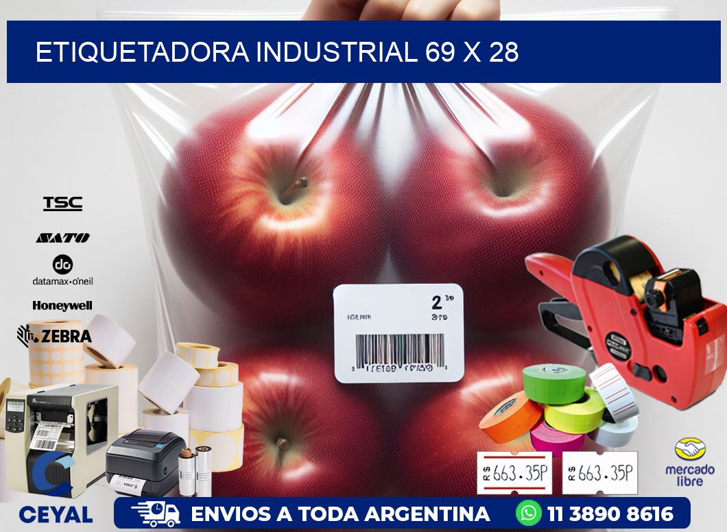 etiquetadora industrial 69 x 28