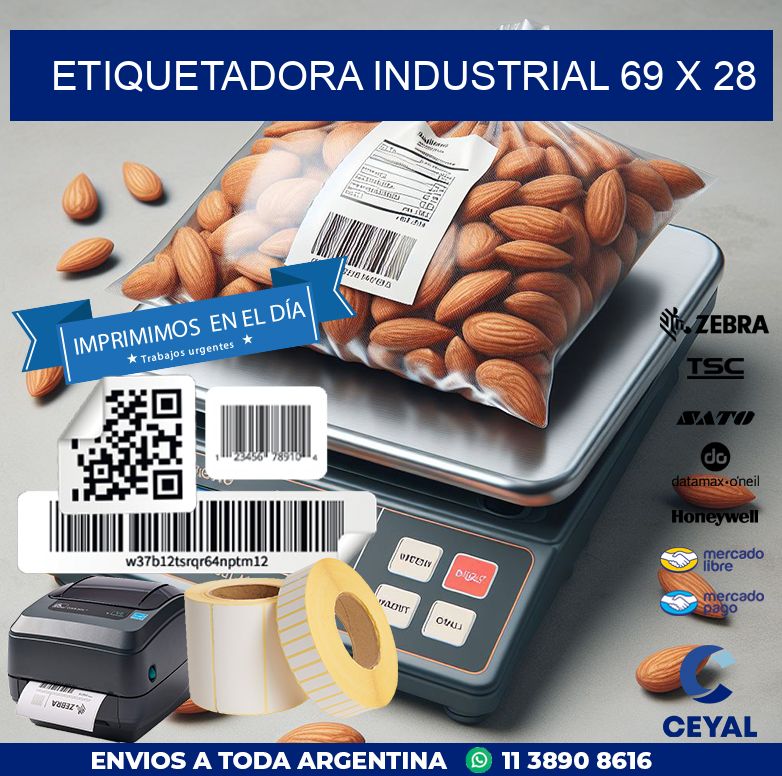 etiquetadora industrial 69 x 28