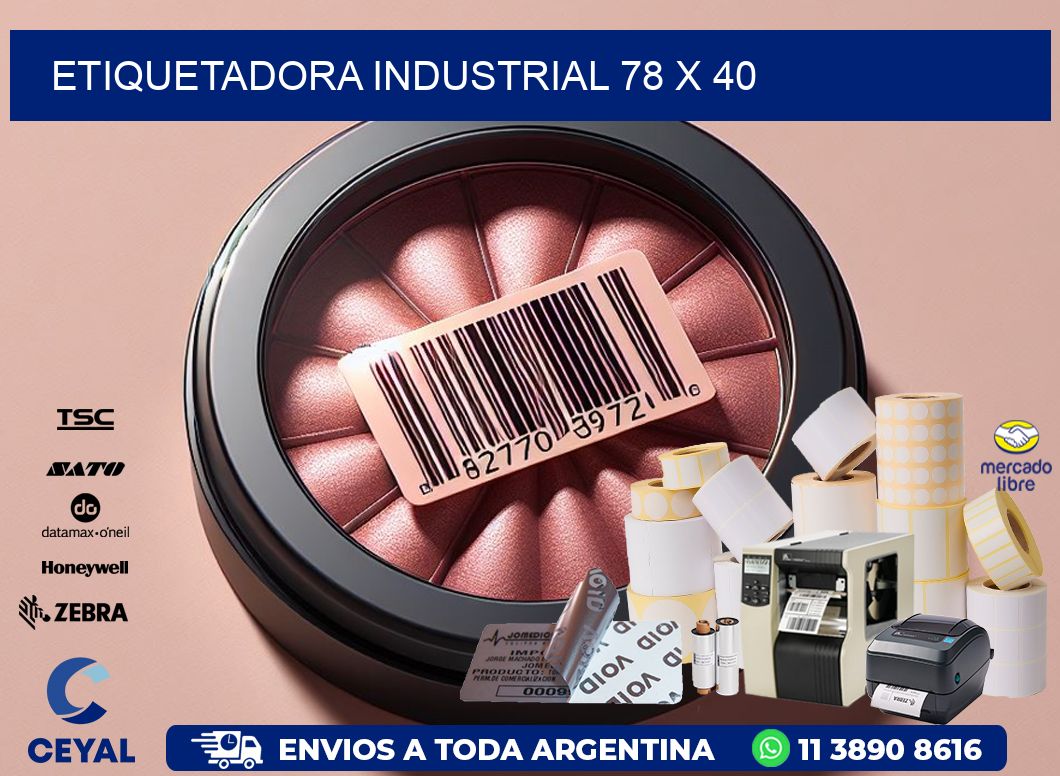 etiquetadora industrial 78 x 40