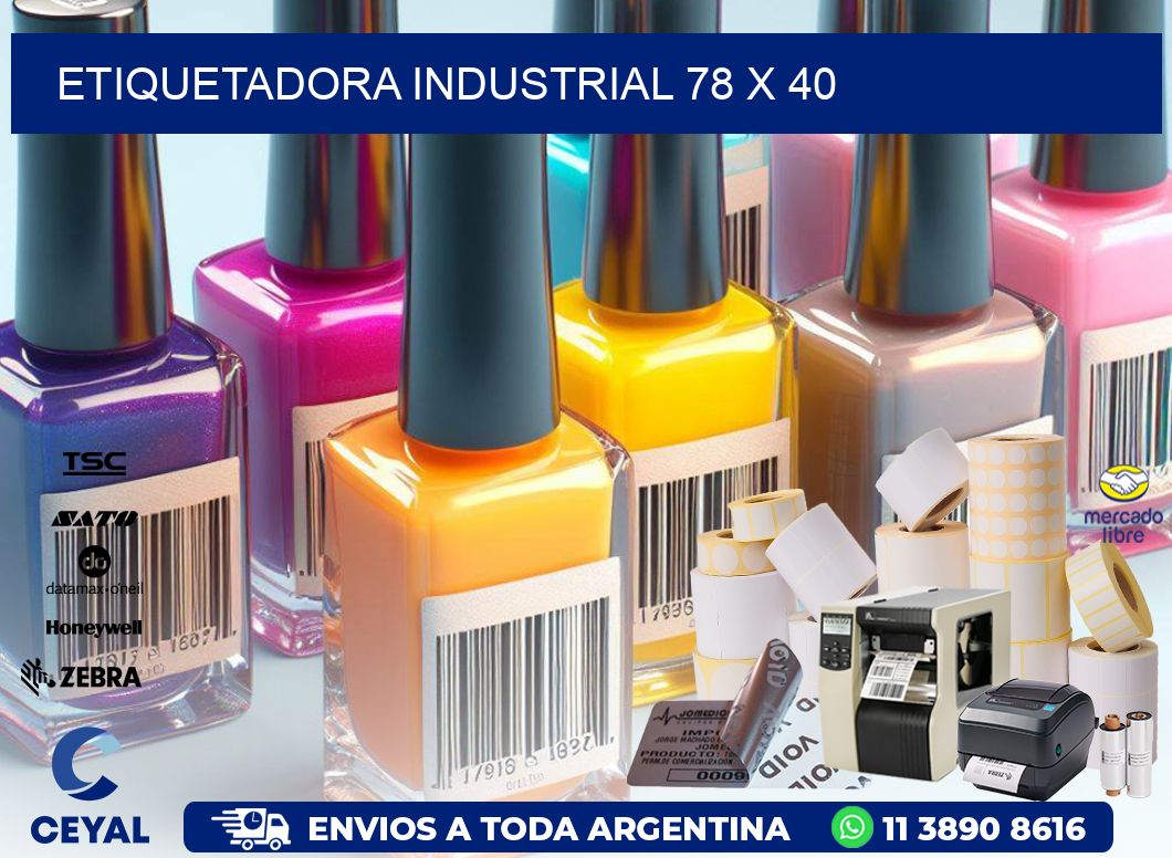 etiquetadora industrial 78 x 40