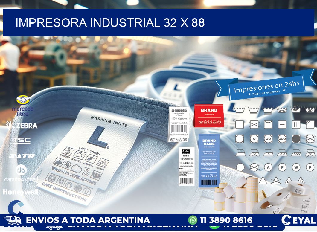 impresora industrial 32 x 88