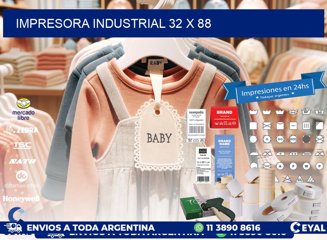impresora industrial 32 x 88