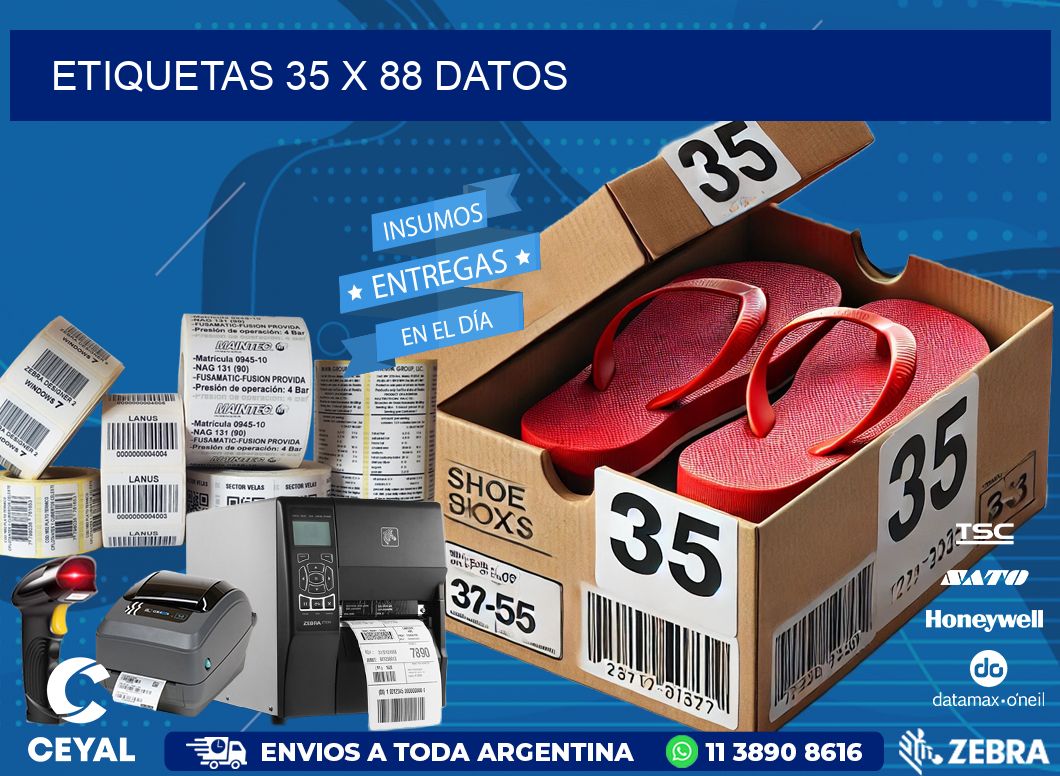 ETIQUETAS 35 x 88 DATOS