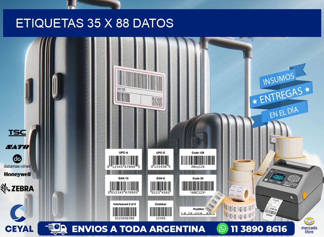 ETIQUETAS 35 x 88 DATOS