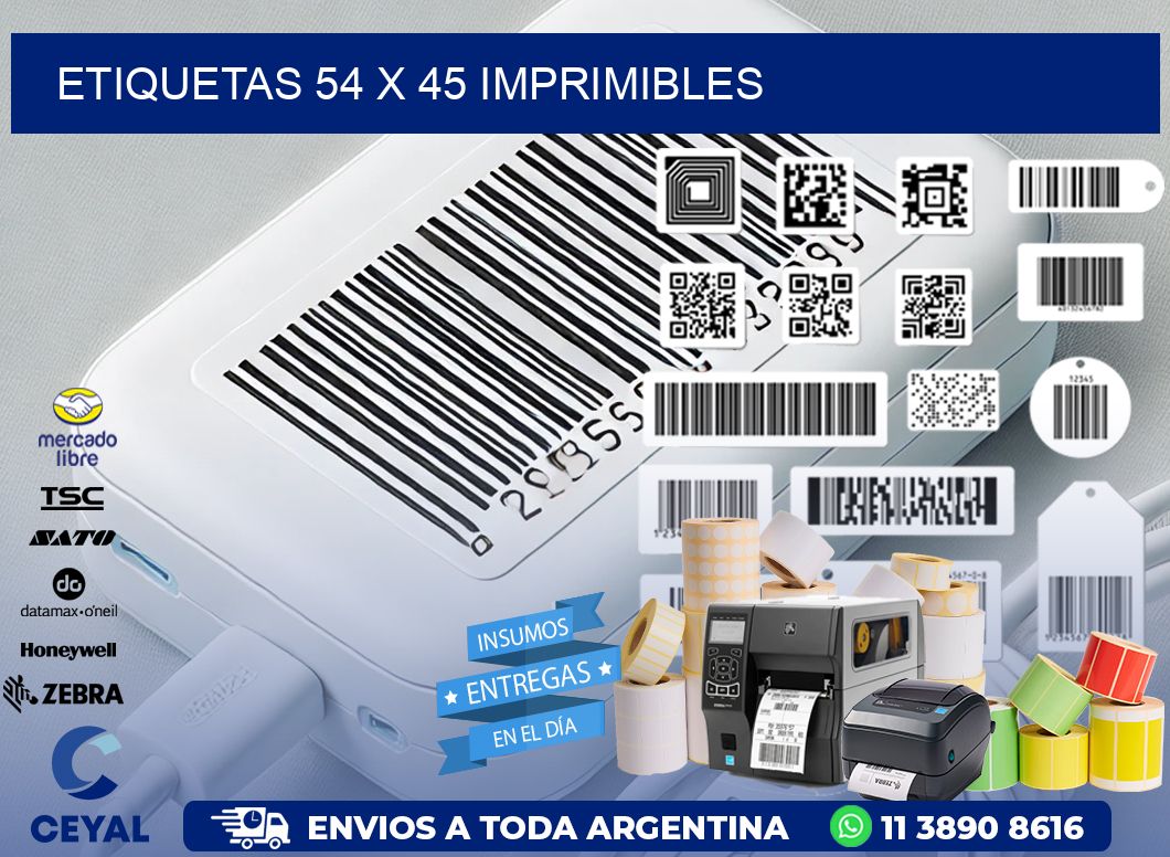 ETIQUETAS 54 x 45 IMPRIMIBLES