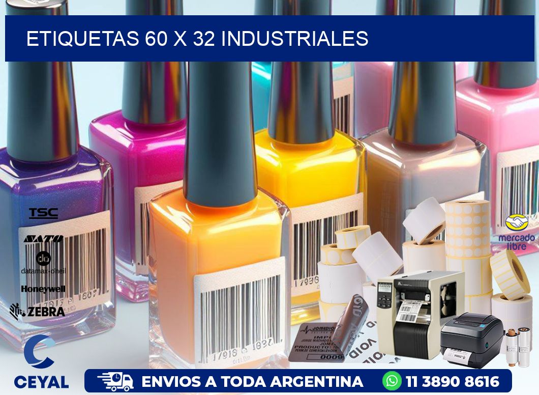 ETIQUETAS 60 x 32 INDUSTRIALES