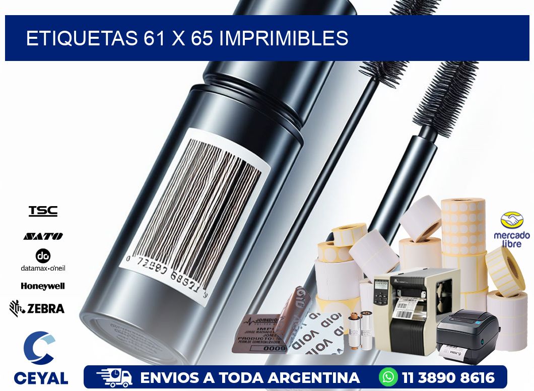 ETIQUETAS 61 x 65 IMPRIMIBLES