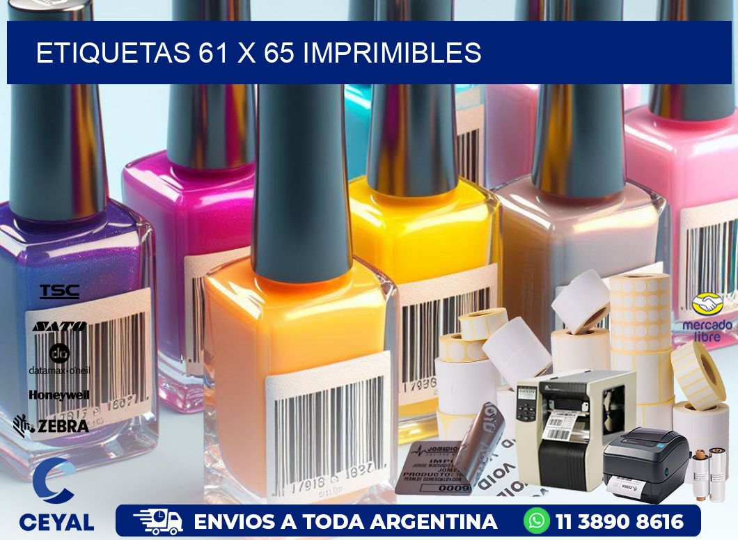 ETIQUETAS 61 x 65 IMPRIMIBLES