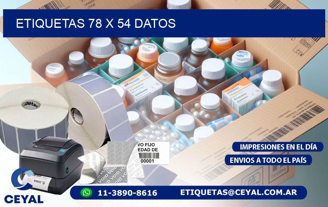 ETIQUETAS 78 x 54 DATOS