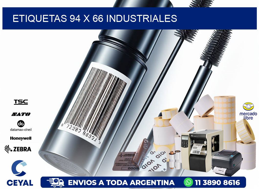 ETIQUETAS 94 x 66 INDUSTRIALES