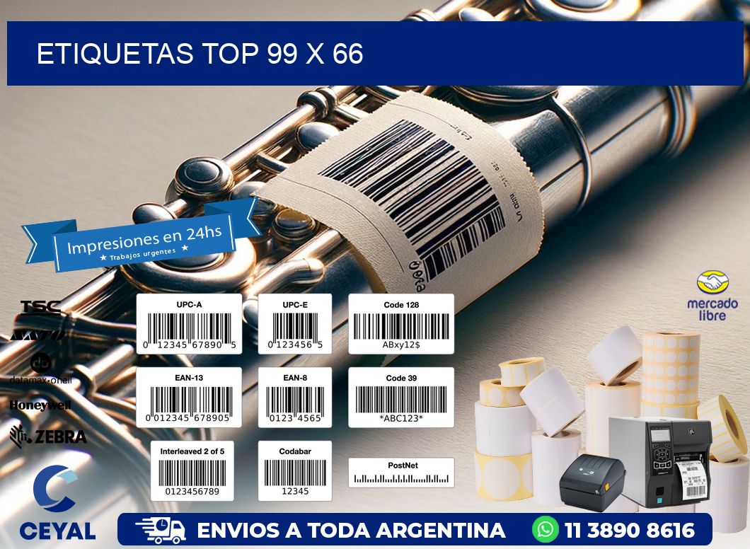 etiquetas top 99 x 66