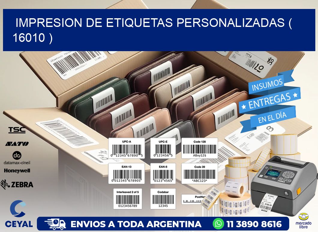 impresion de etiquetas personalizadas ( 16010 )