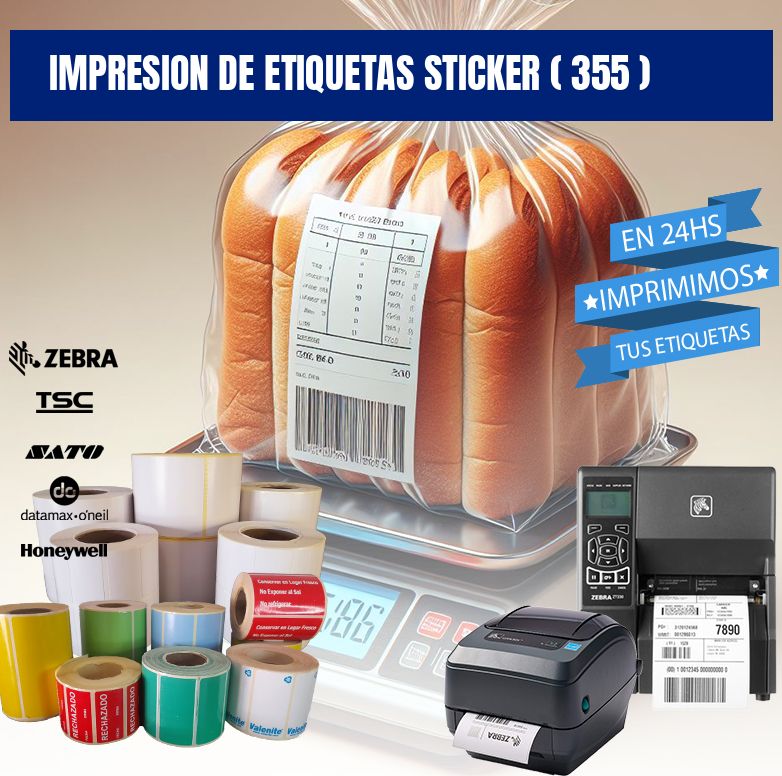 impresion de etiquetas sticker ( 355 )