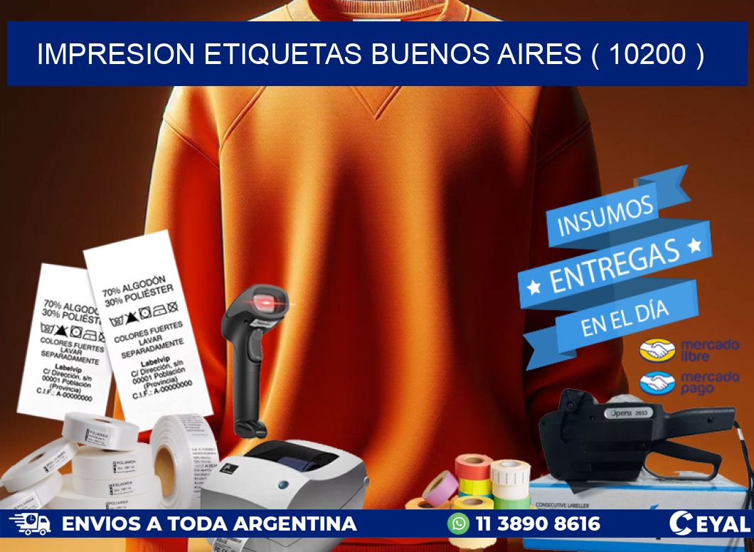 impresion etiquetas buenos aires ( 10200 )