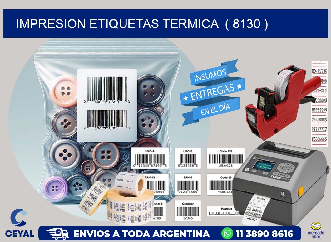 impresion etiquetas termica  ( 8130 )