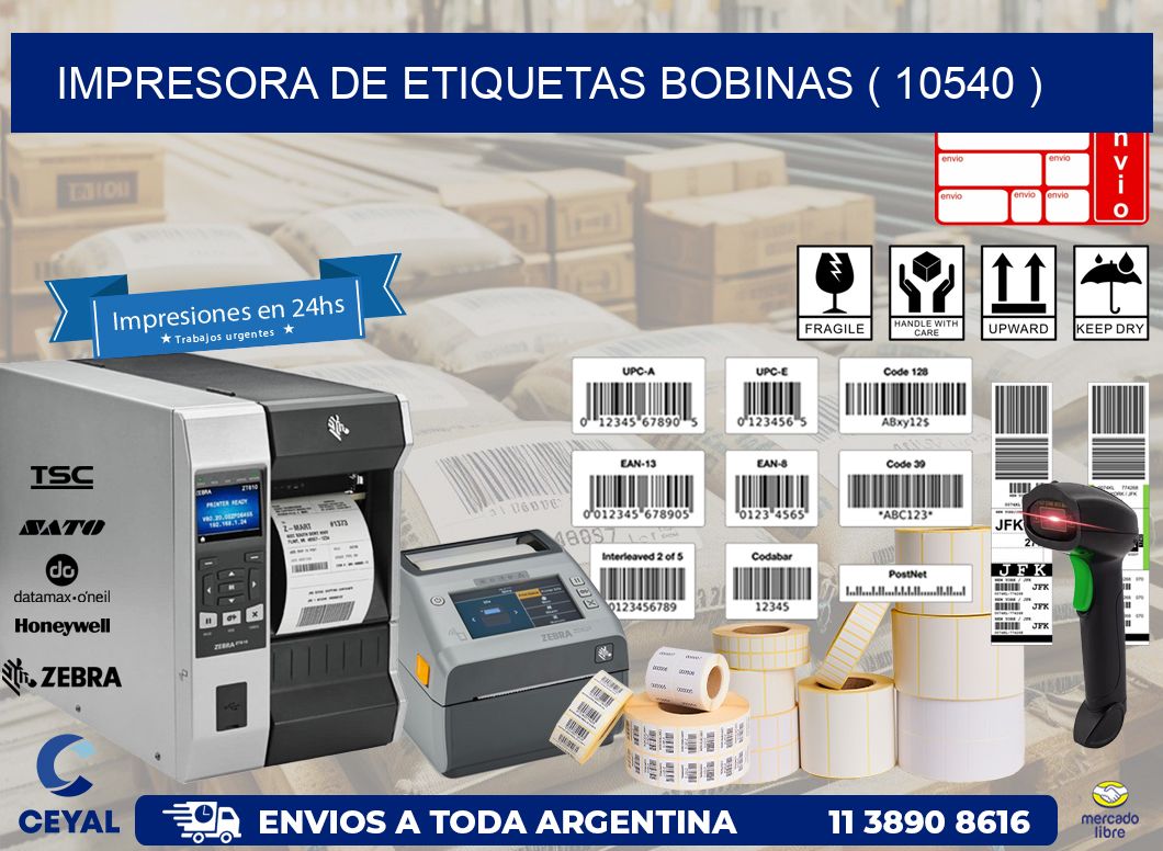 impresora de etiquetas bobinas ( 10540 )