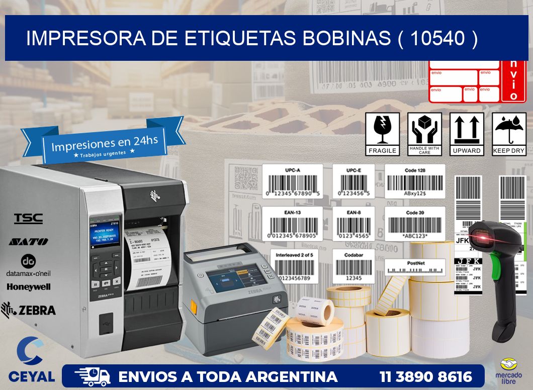 impresora de etiquetas bobinas ( 10540 )