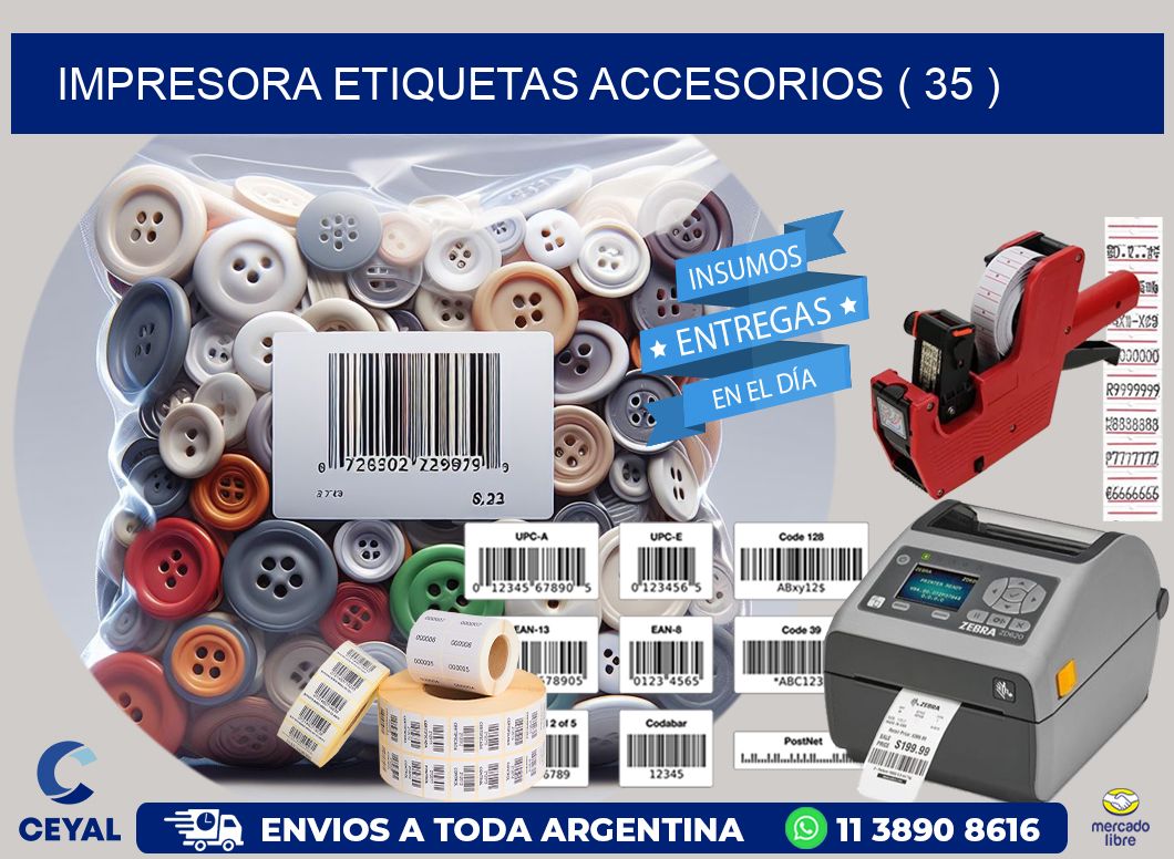 impresora etiquetas accesorios ( 35 )