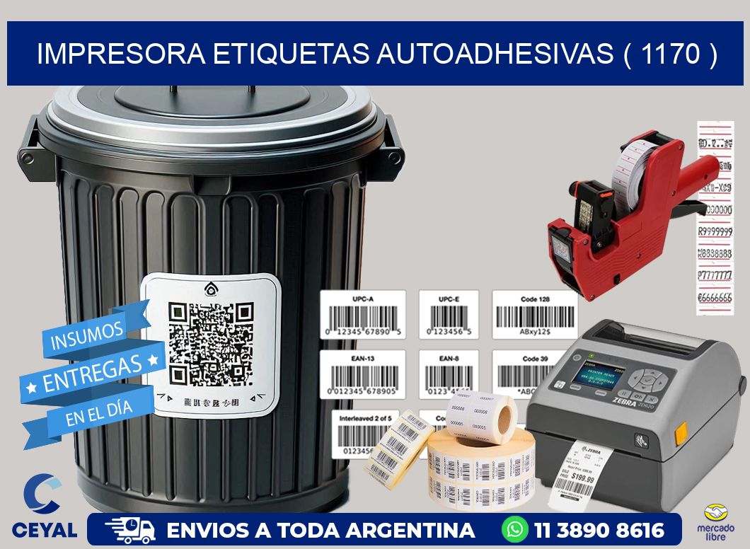 impresora etiquetas autoadhesivas ( 1170 )