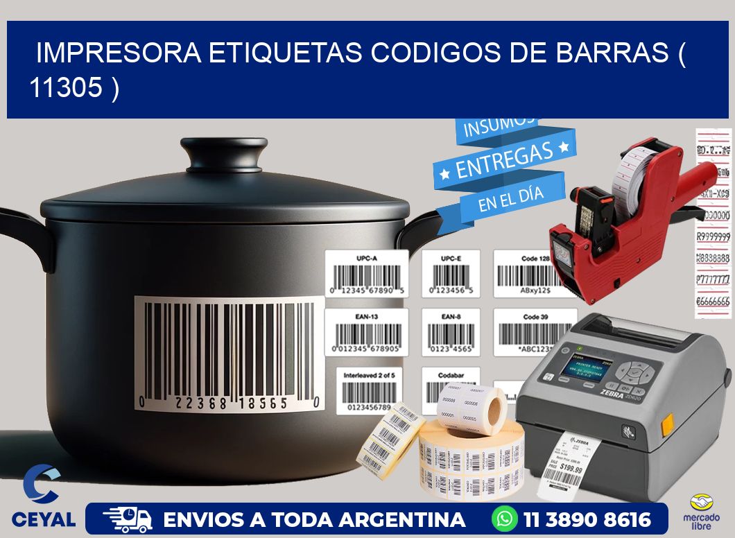 impresora etiquetas codigos de barras ( 11305 )