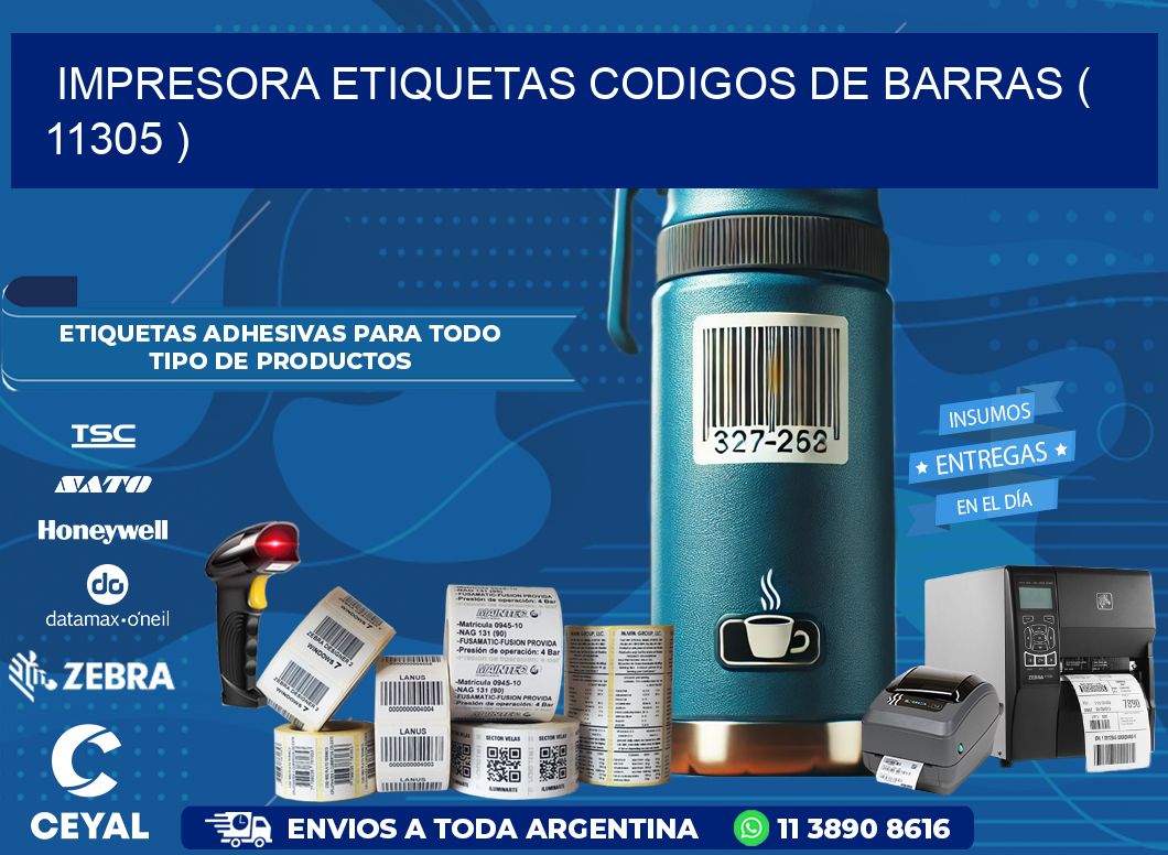impresora etiquetas codigos de barras ( 11305 )