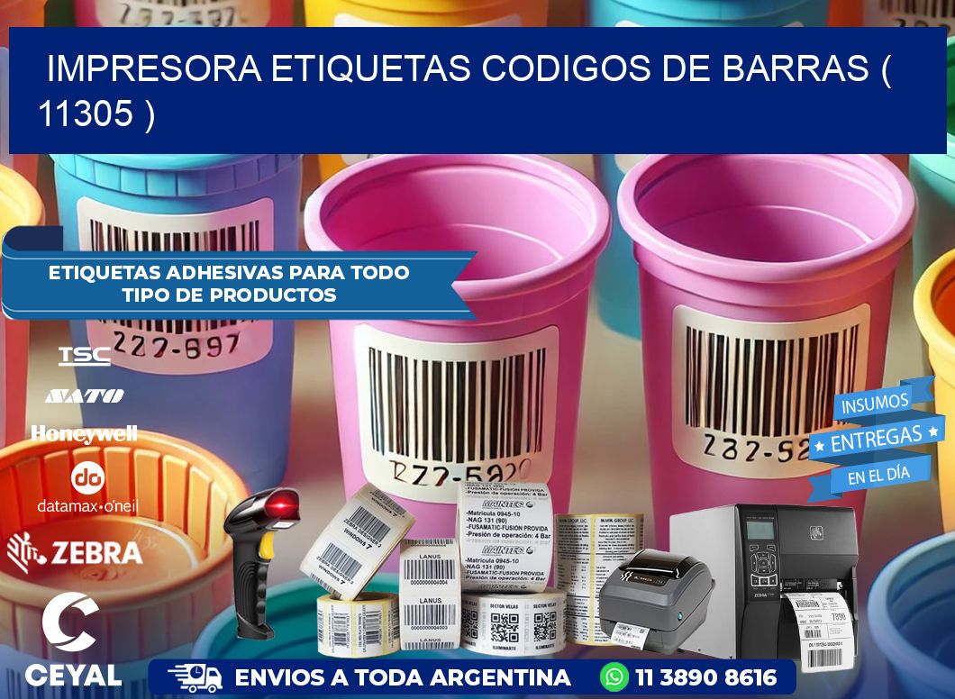 impresora etiquetas codigos de barras ( 11305 )
