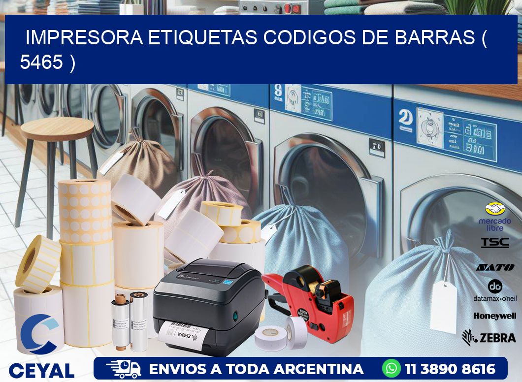 impresora etiquetas codigos de barras ( 5465 )