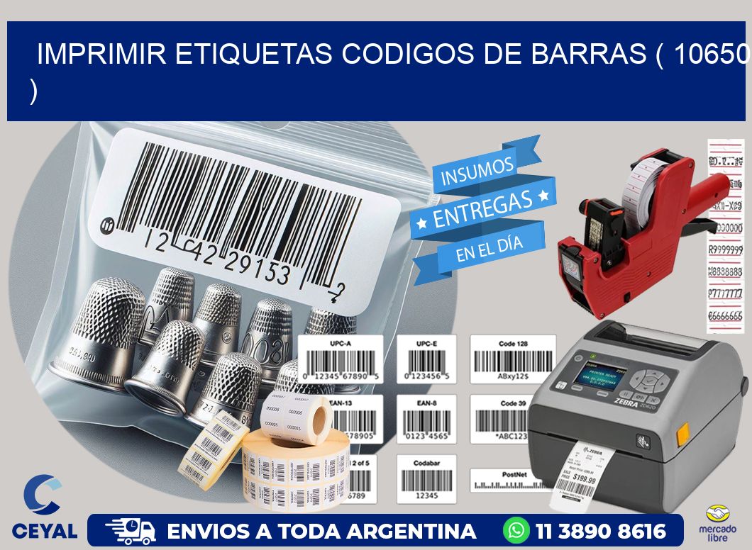 imprimir etiquetas codigos de barras ( 10650 )